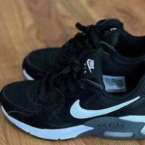 Nike Air Max, Black/Gray/White, size 6.5